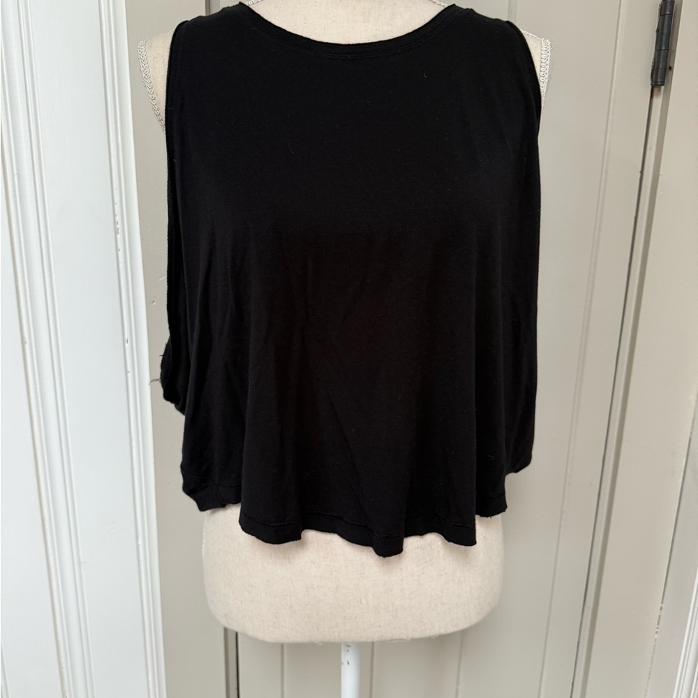 Free People Black Sleeveless Women's Top